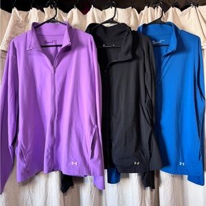 Under Armour Women's Zip-Up Jackets - Purple, Black, Turquoise